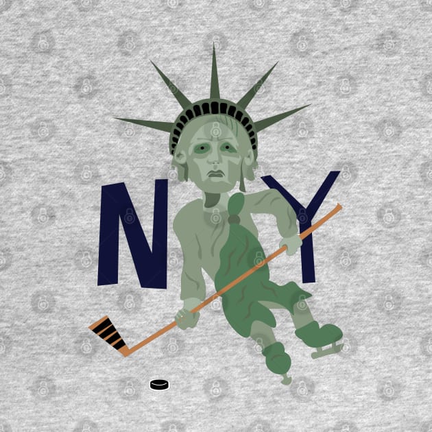 Lady Liberty Hockey by MAS Design Co